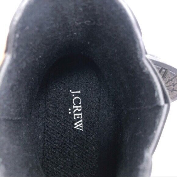 J.Crew Black Rubber Chelsea Rain Ankle Boots 8 - Picture 8 of 11